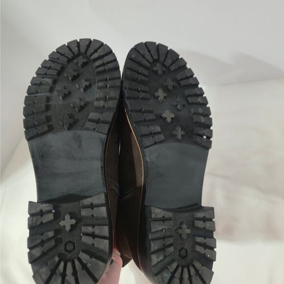 Kensie Kayla Boots Womens 8.5 M Brown Suede Ankle Classic Chelsea Boho Casual - Picture 6 of 7